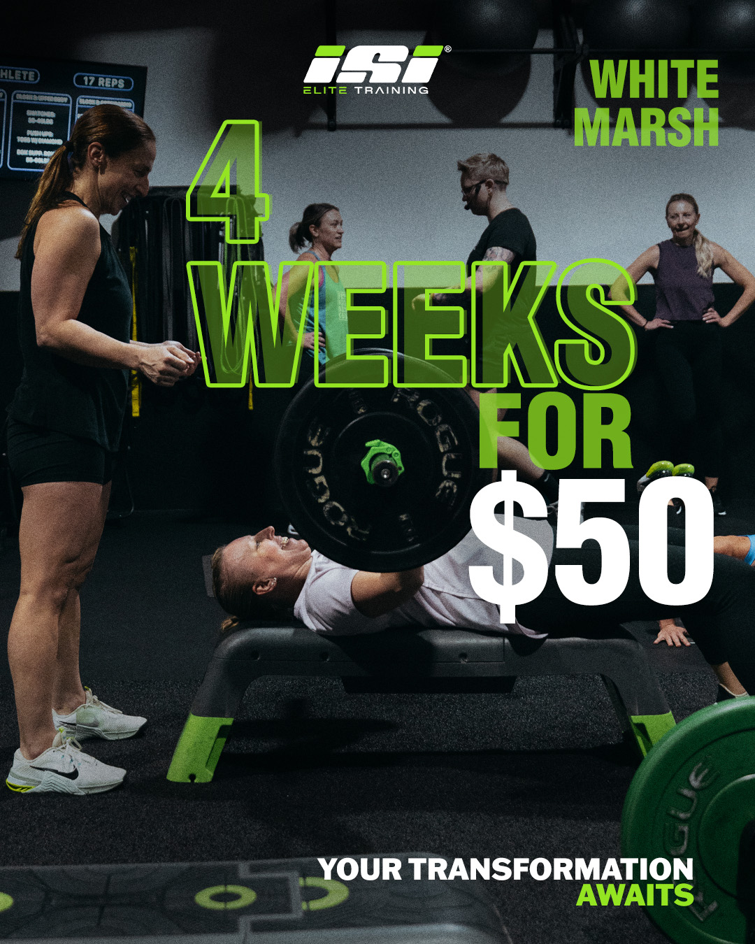 ISI Elite Training - White Marsh Gym ad creative