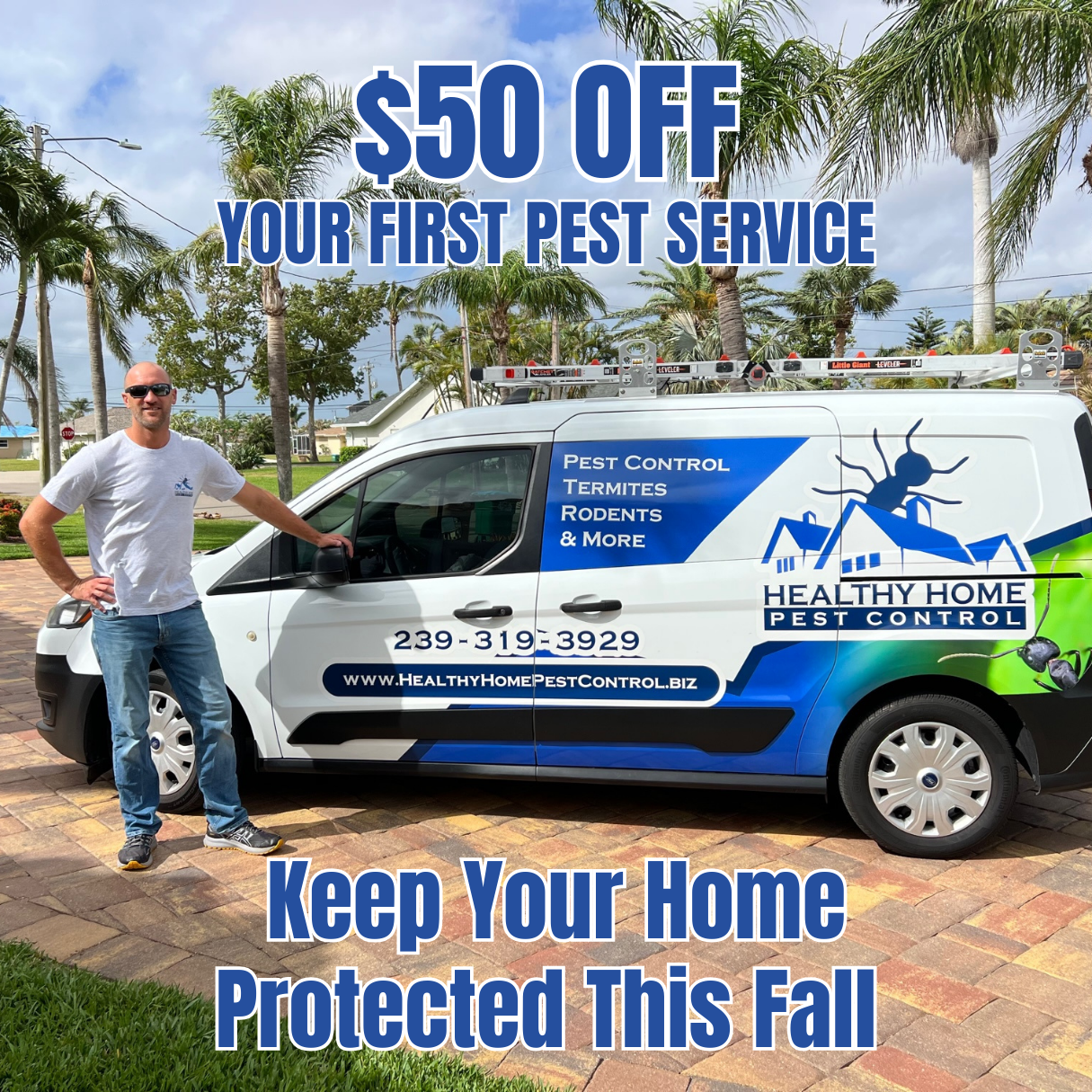 $50 OFF Fall Pest Control – Book Today