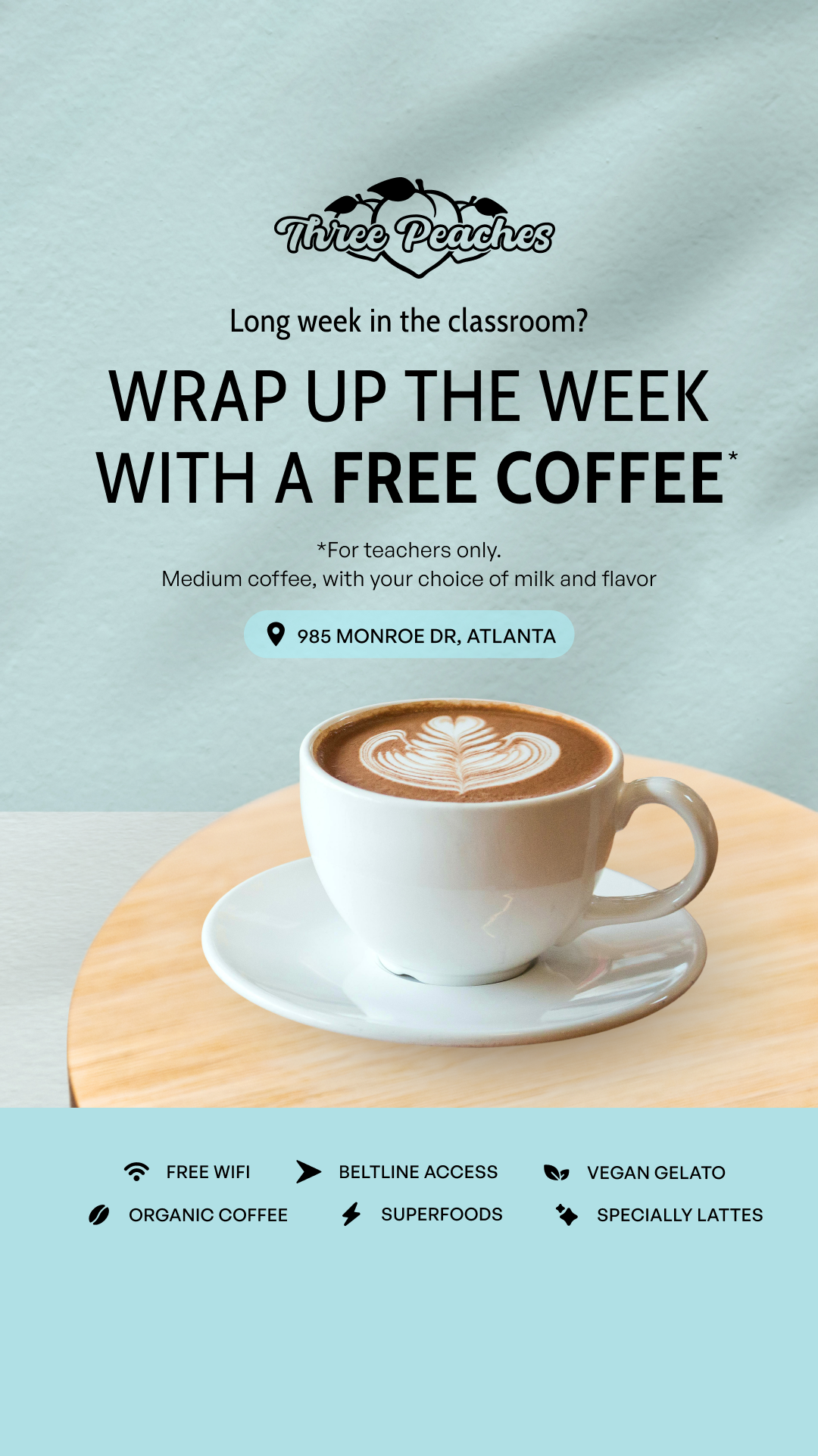 Wrap Up the Week with a Free Coffee