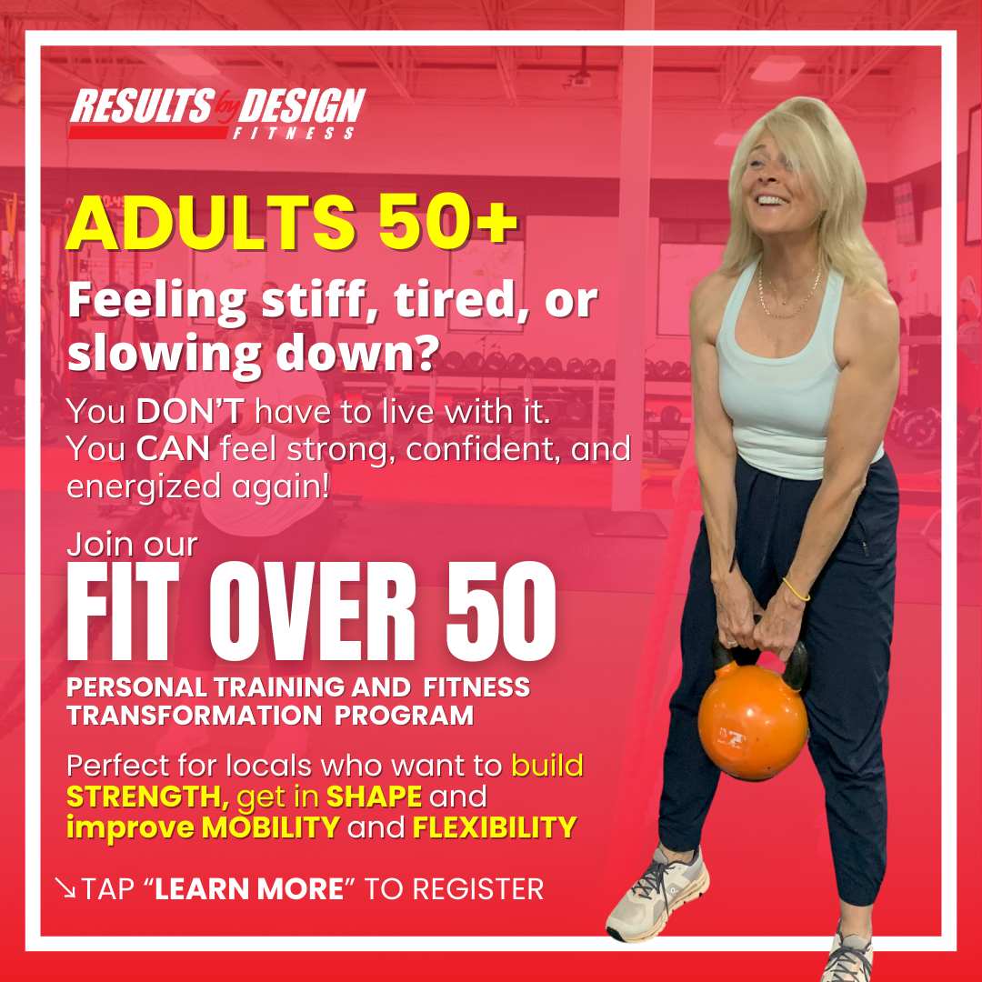 Results By Design Fitness Personal Trainer ad creative