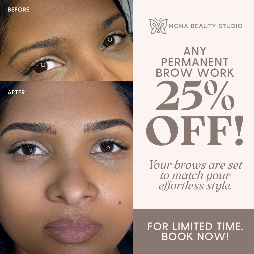 Mona Beauty Studio Eyelash & Brow Studio ad creative