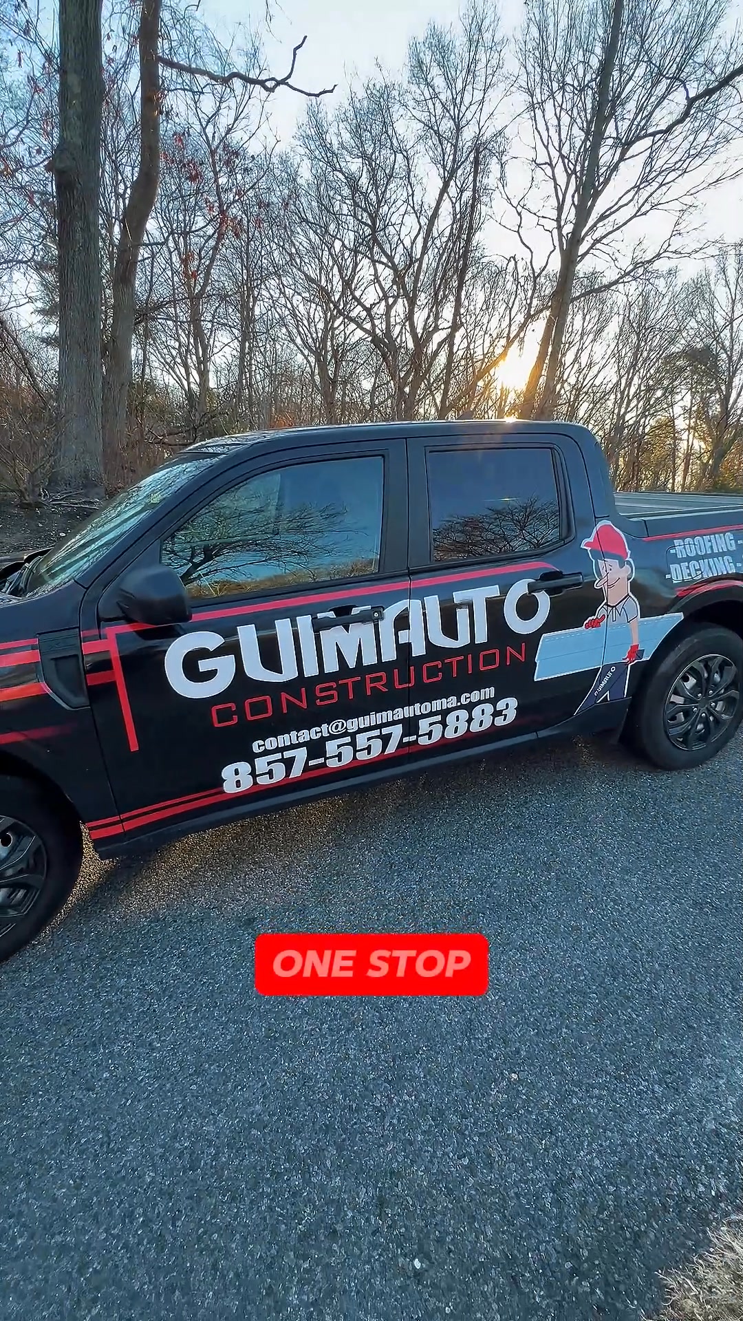 Guimauto Construction Roofing ad creative