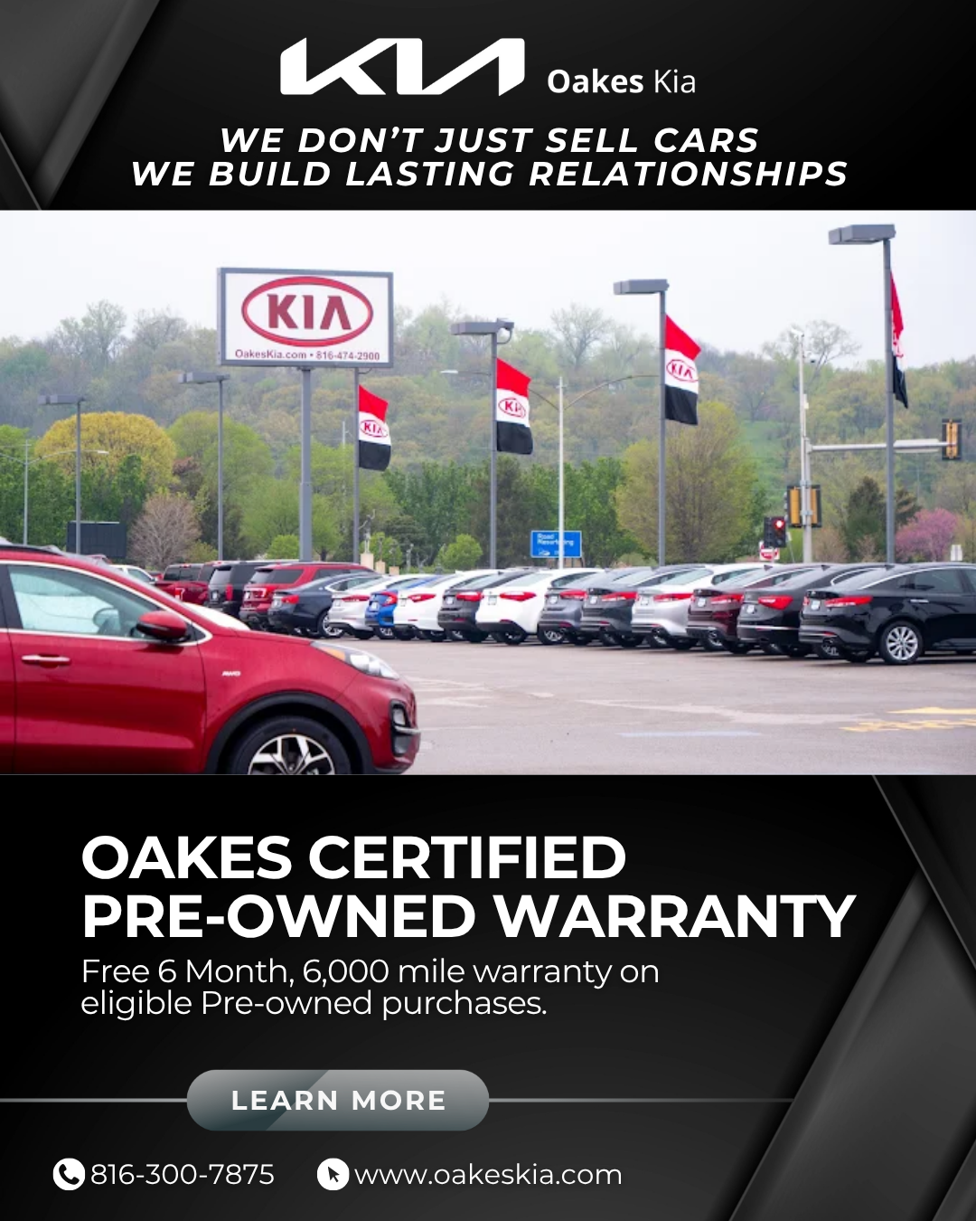 6-Month / 6,000-Mile Peace of Mind