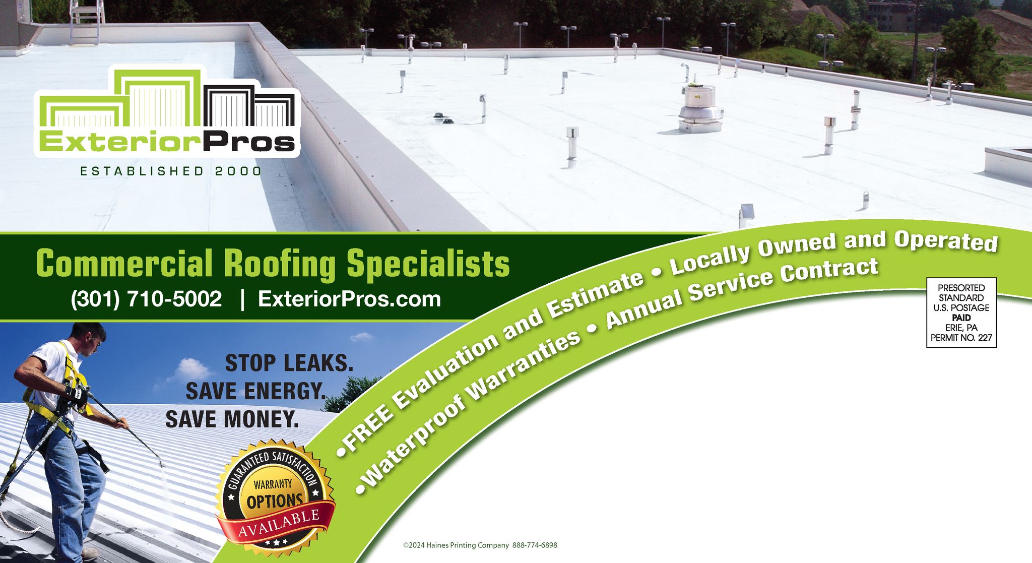 ExteriorPros Roofing ad creative