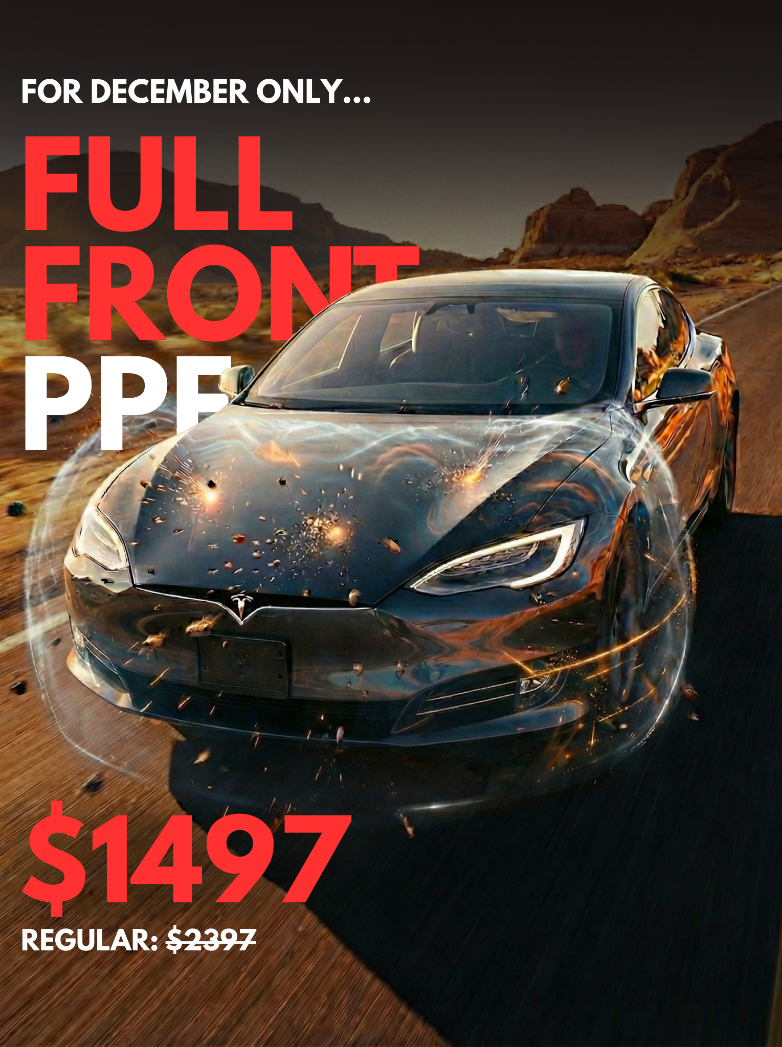 Full Front PPF $1,497 - Holiday Special Ends Dec 31