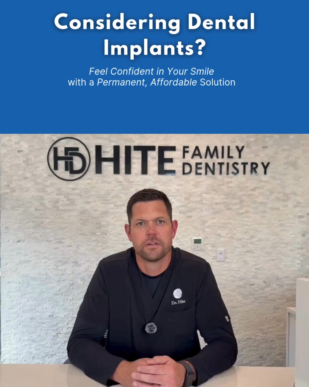 Hite Family Dentistry General Dentist ad creative