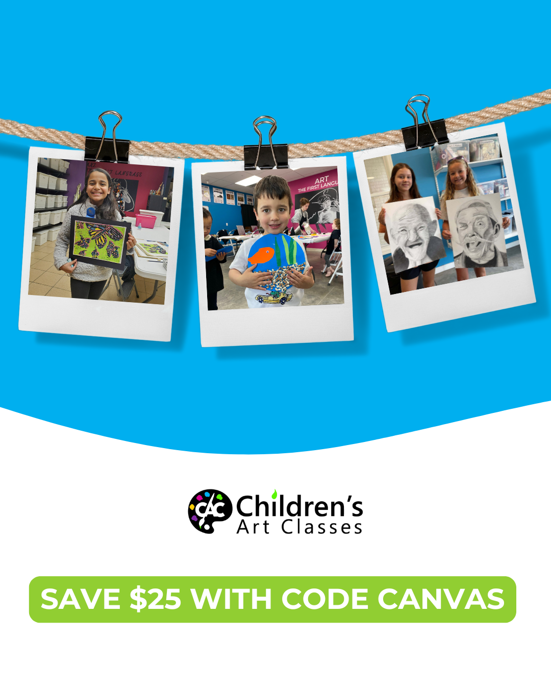 Children's Art Classes of Raleigh Art Classes ad creative