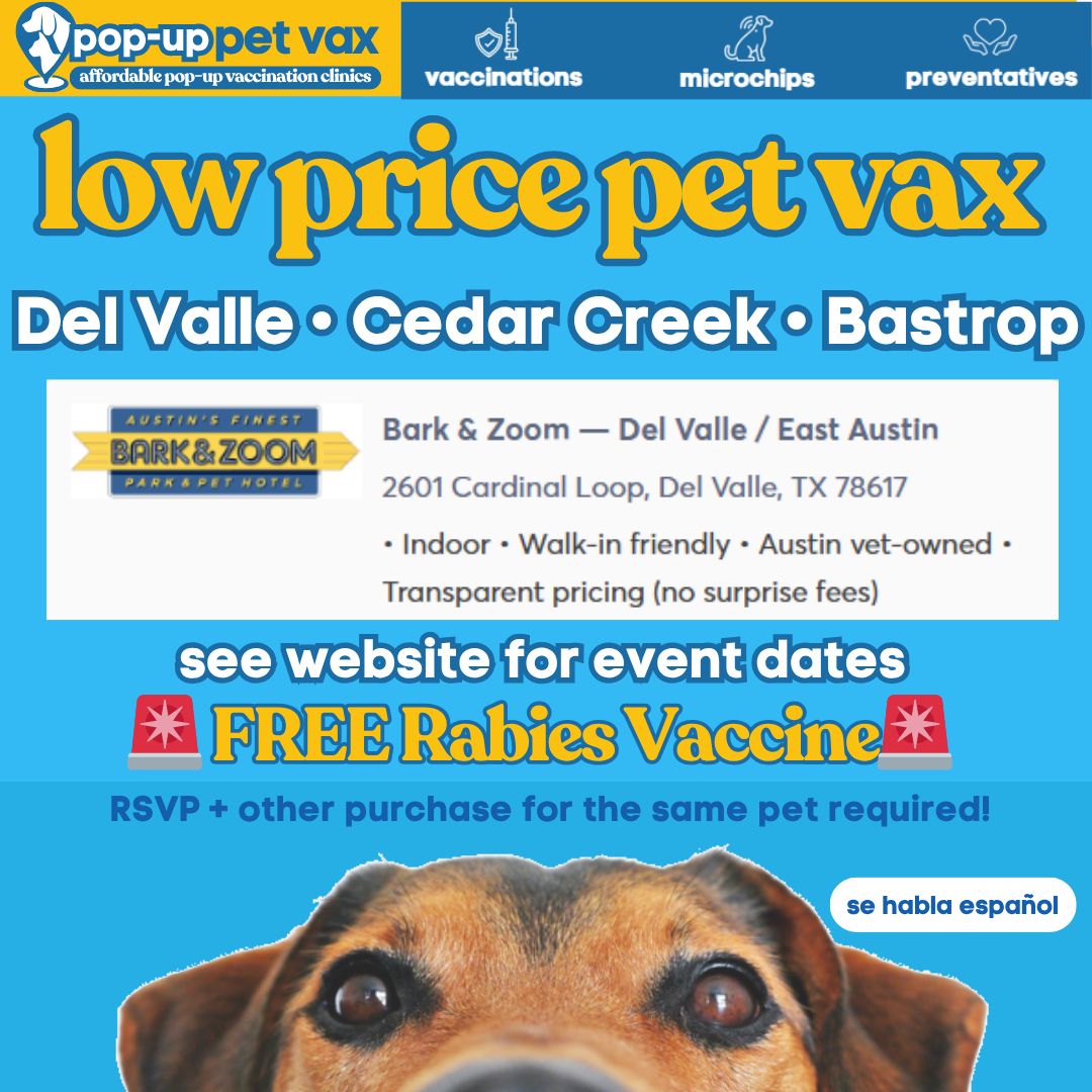 Pop-Up Pet Vax Veterinarian ad creative