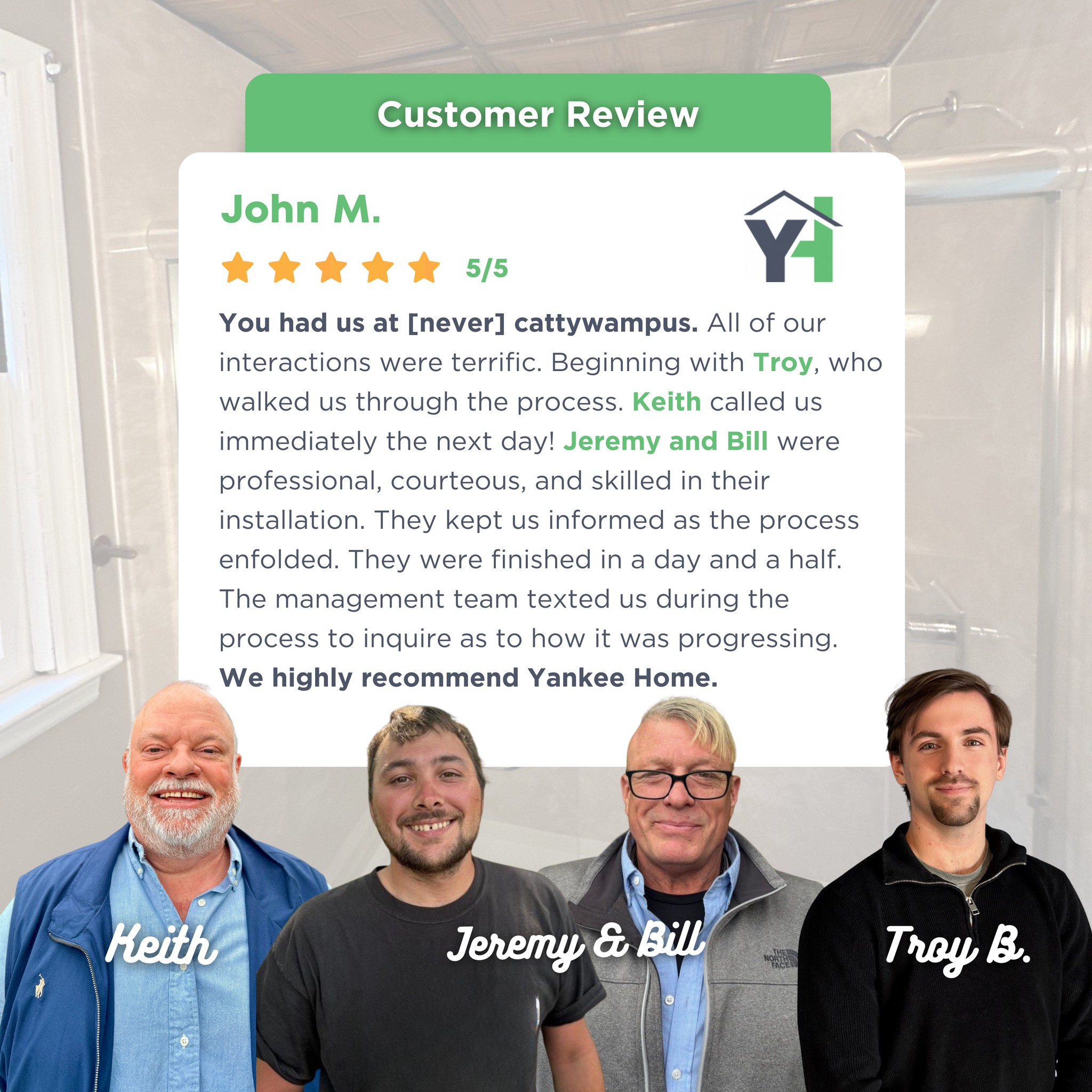 Yankee Home Improvement Kitchen & Bath Remodeling ad creative