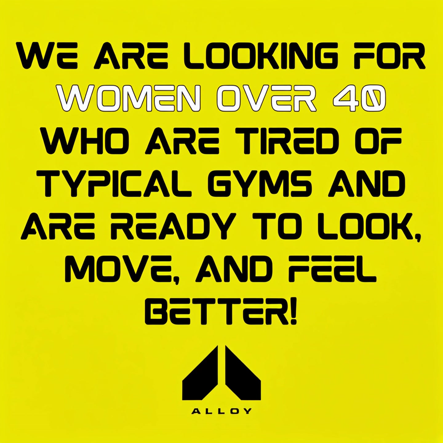 Alloy Personal Training Rochester Personal Trainer ad creative