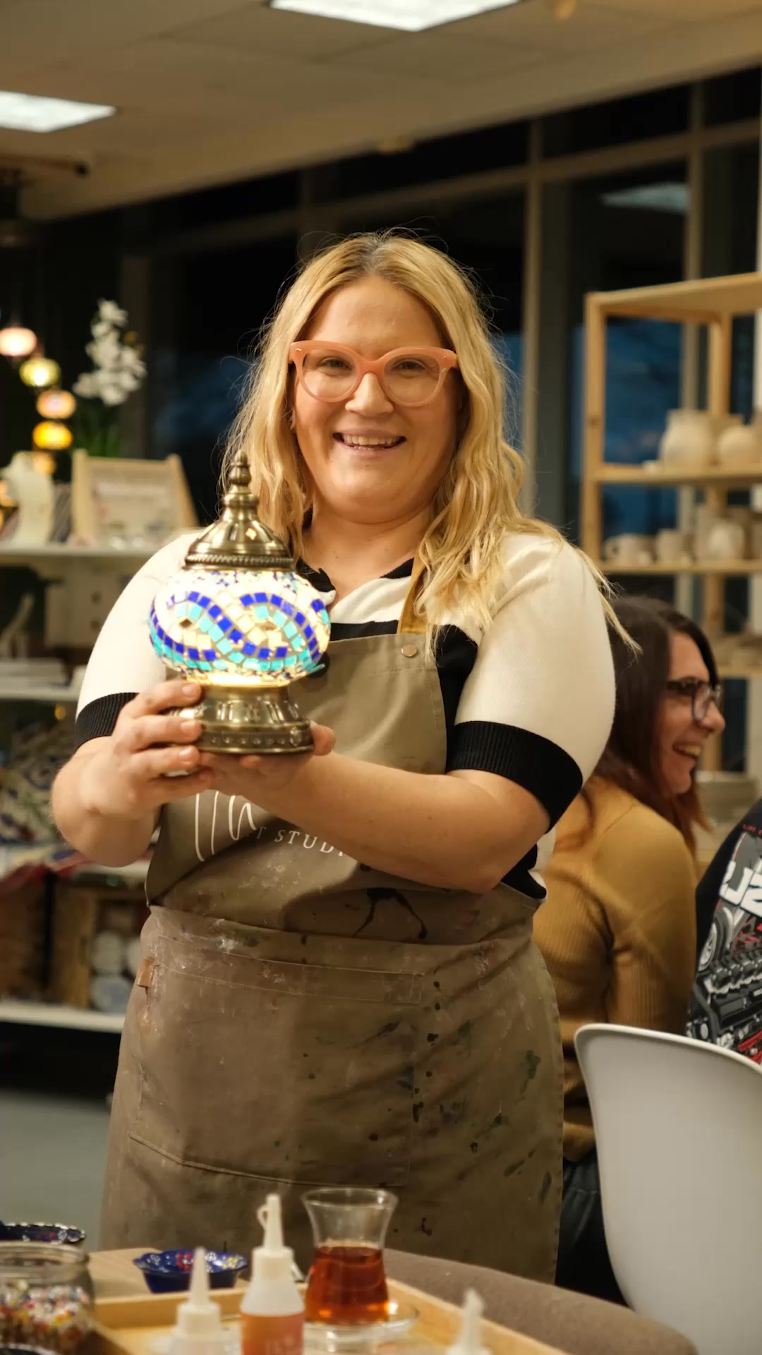 Mosaic Art Studio Art Classes ad creative