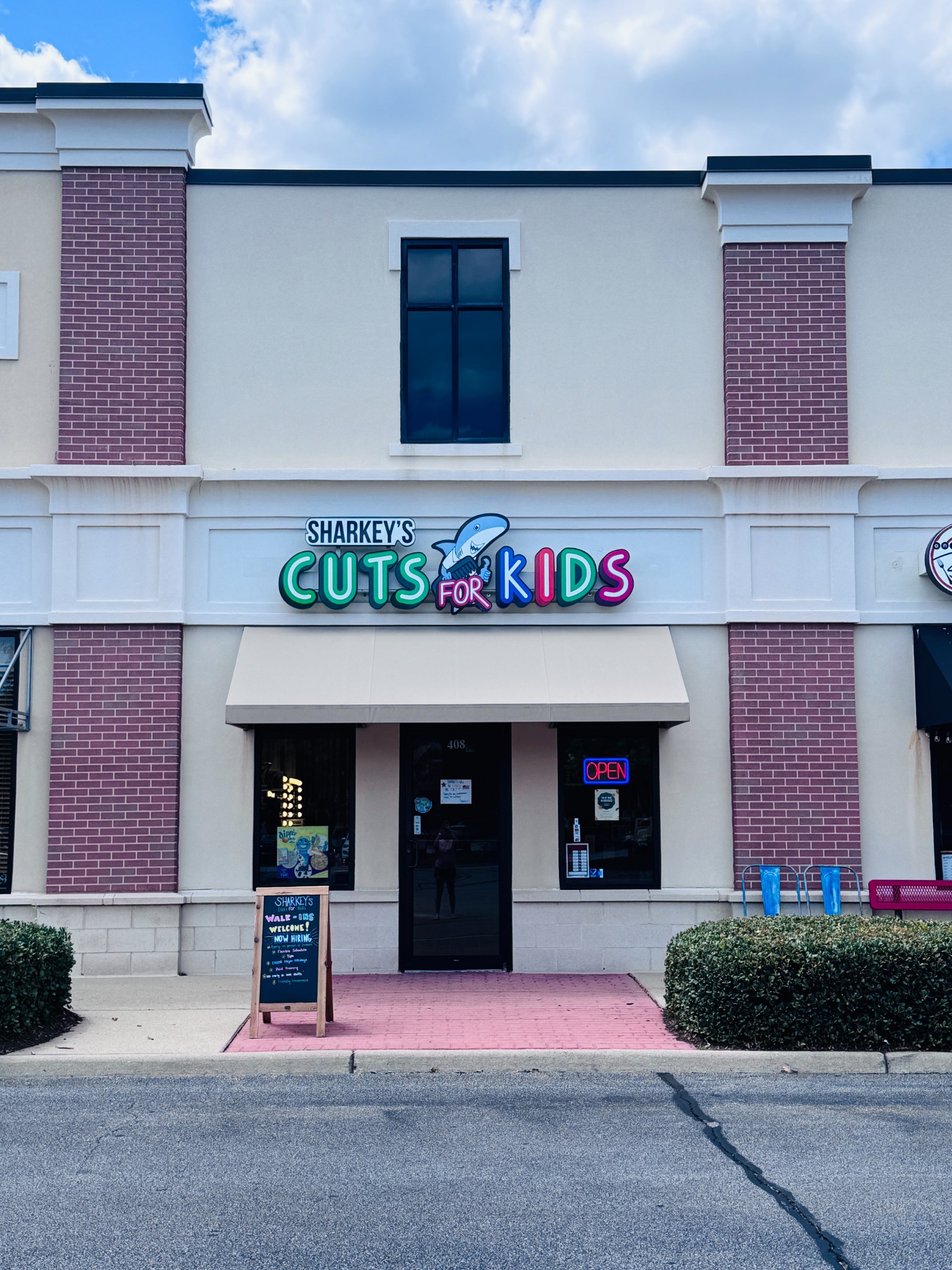 Sharkey's Cuts for Kids - Virginia Beach, VA - Red Mill Barber Shop ad creative