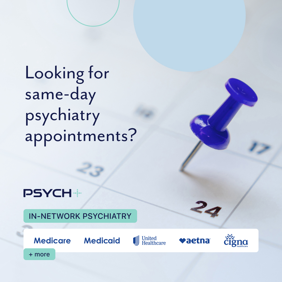 PsychPlus Psychiatrist ad creative