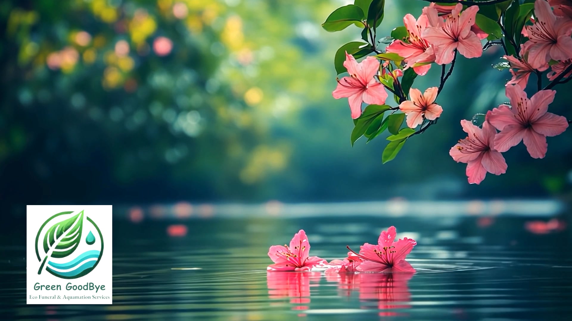 Green GoodBye Funeral Home ad creative