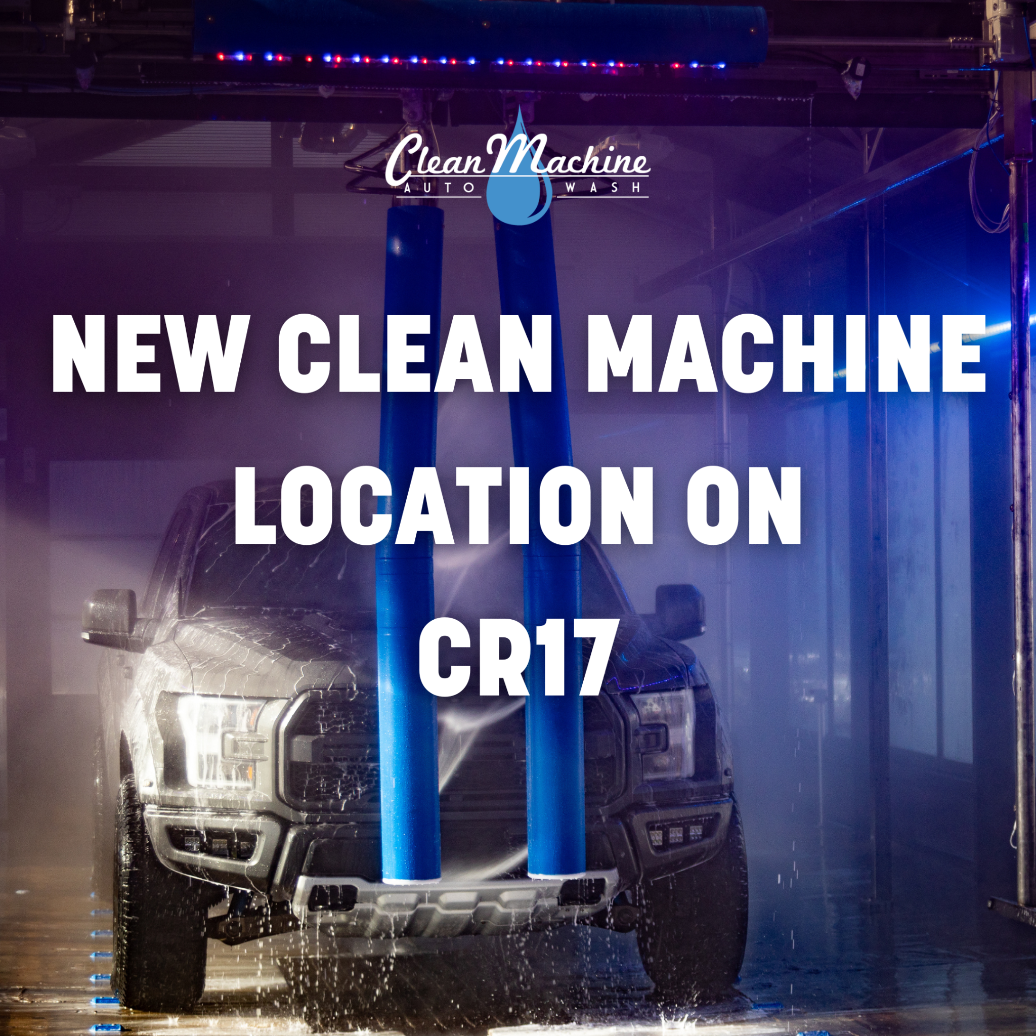 Clean Machine Auto Wash Car Wash ad creative