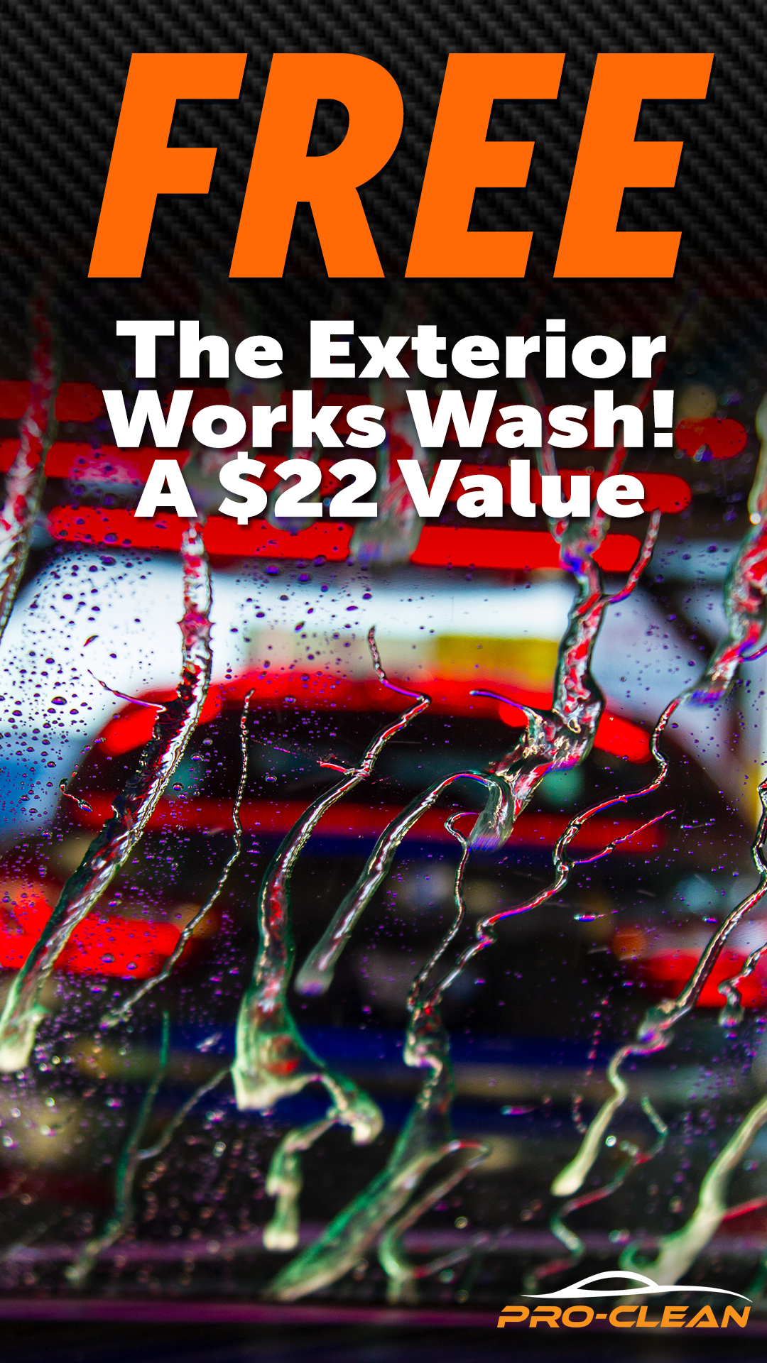 Pro-Clean Car Wash and Detailing Car Wash ad creative