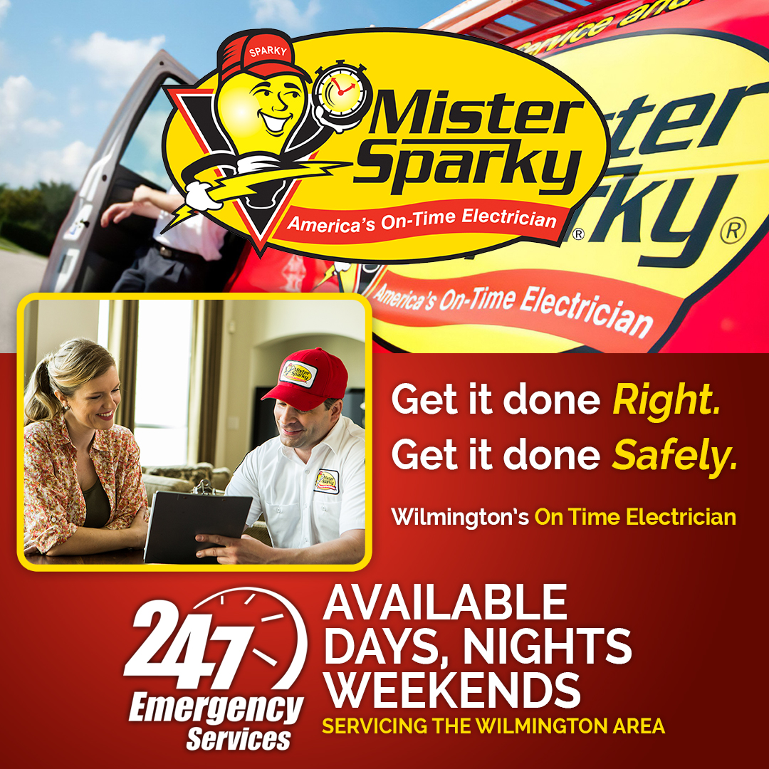 Mister Sparky Wilmington Electrician ad creative