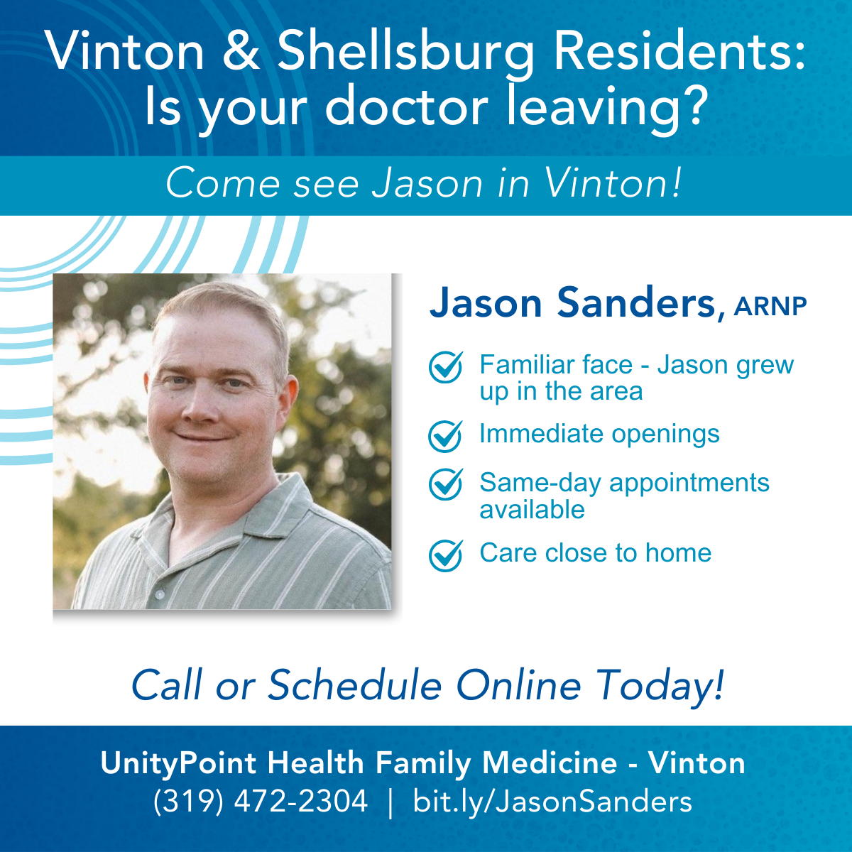 Come See Us in Vinton!