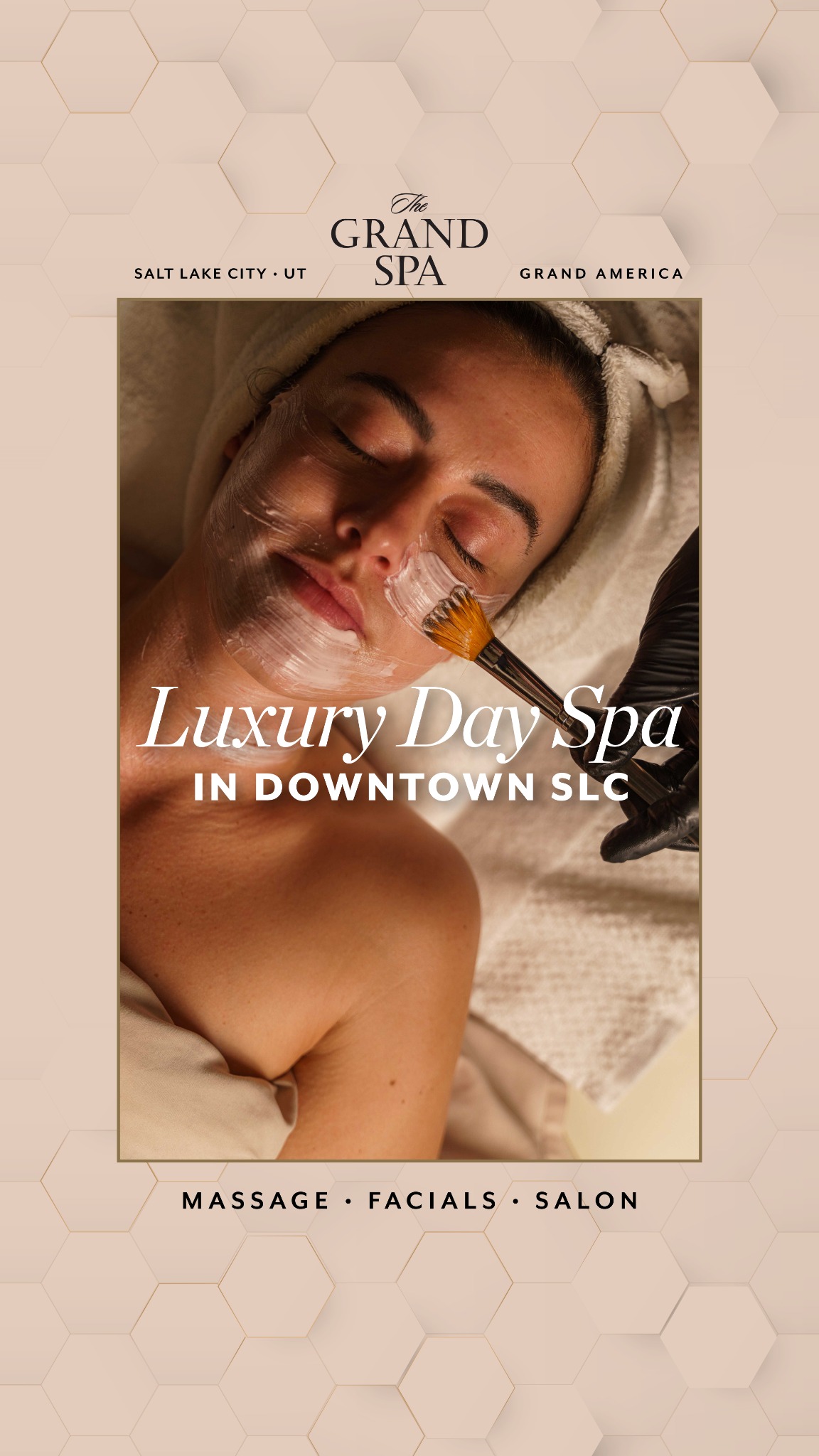 The Grand America Hotel Day Spa ad creative