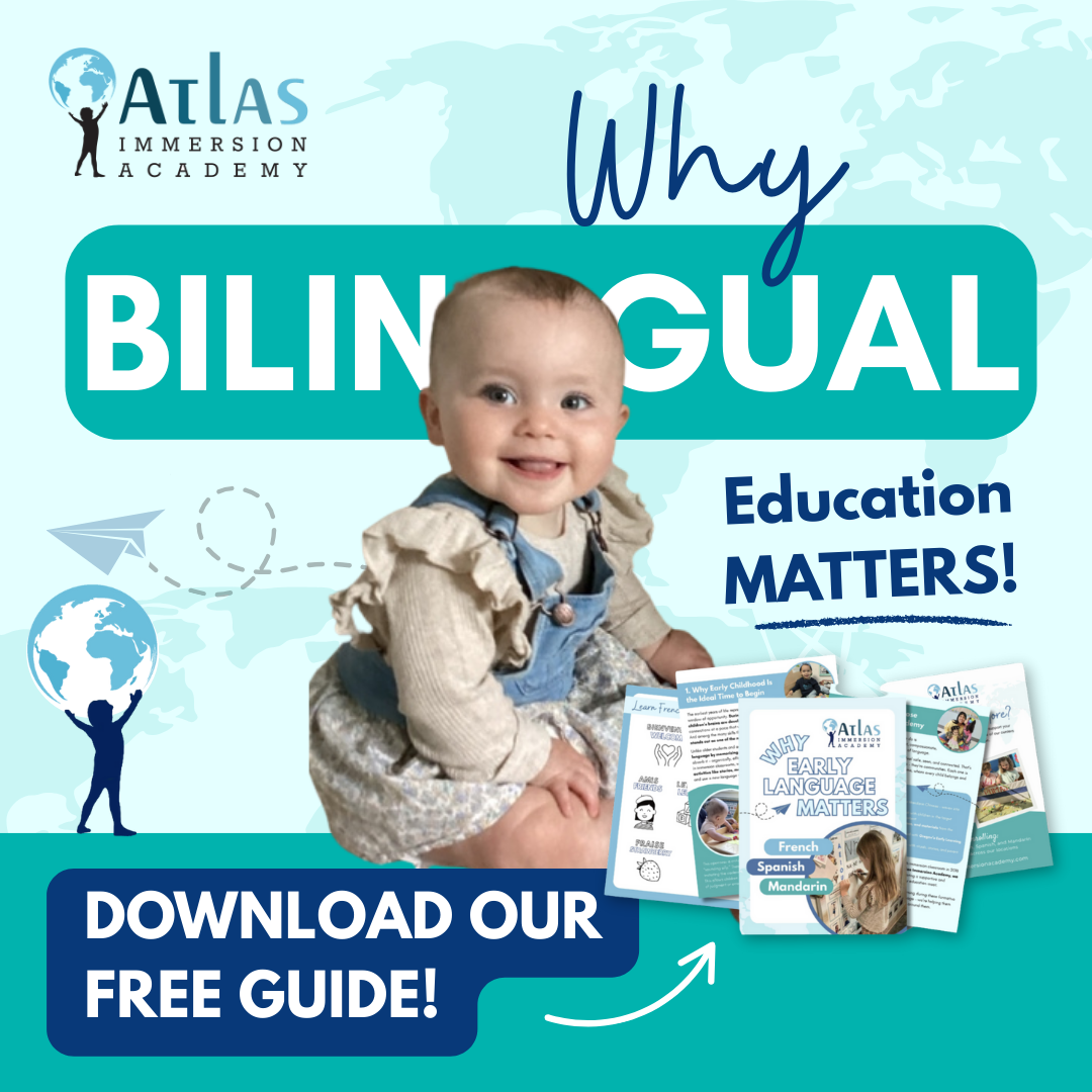 Atlas Immersion Academy USA Daycare ad creative