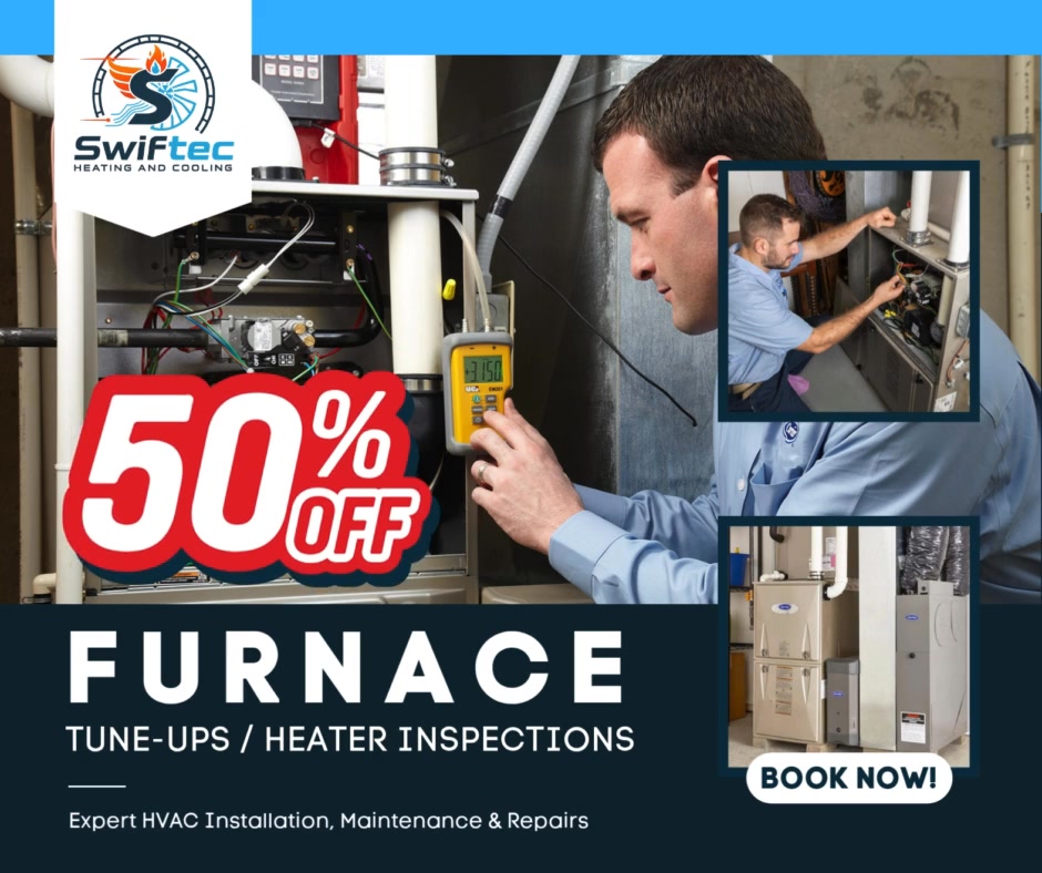 50% OFF Furnace Tune-Up for Older Systems