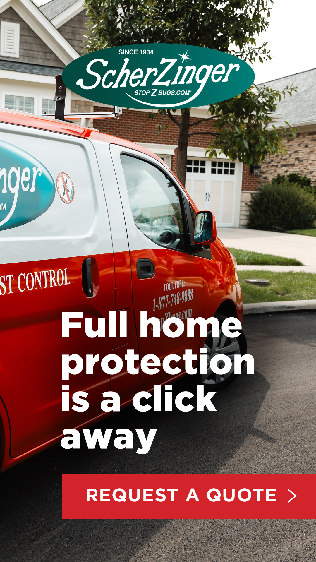 Scherzinger Pest Control Pest Control ad creative