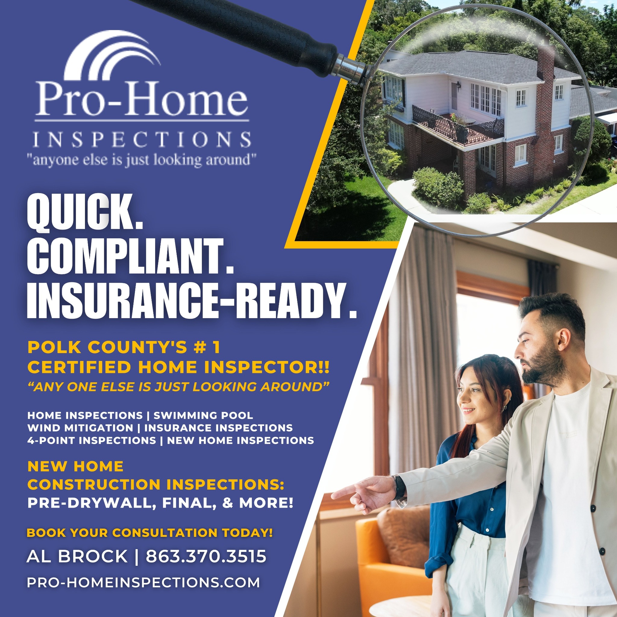 New Home/House Inspections Lakeland FL | Home Inspector Services, Pro Home Inspections