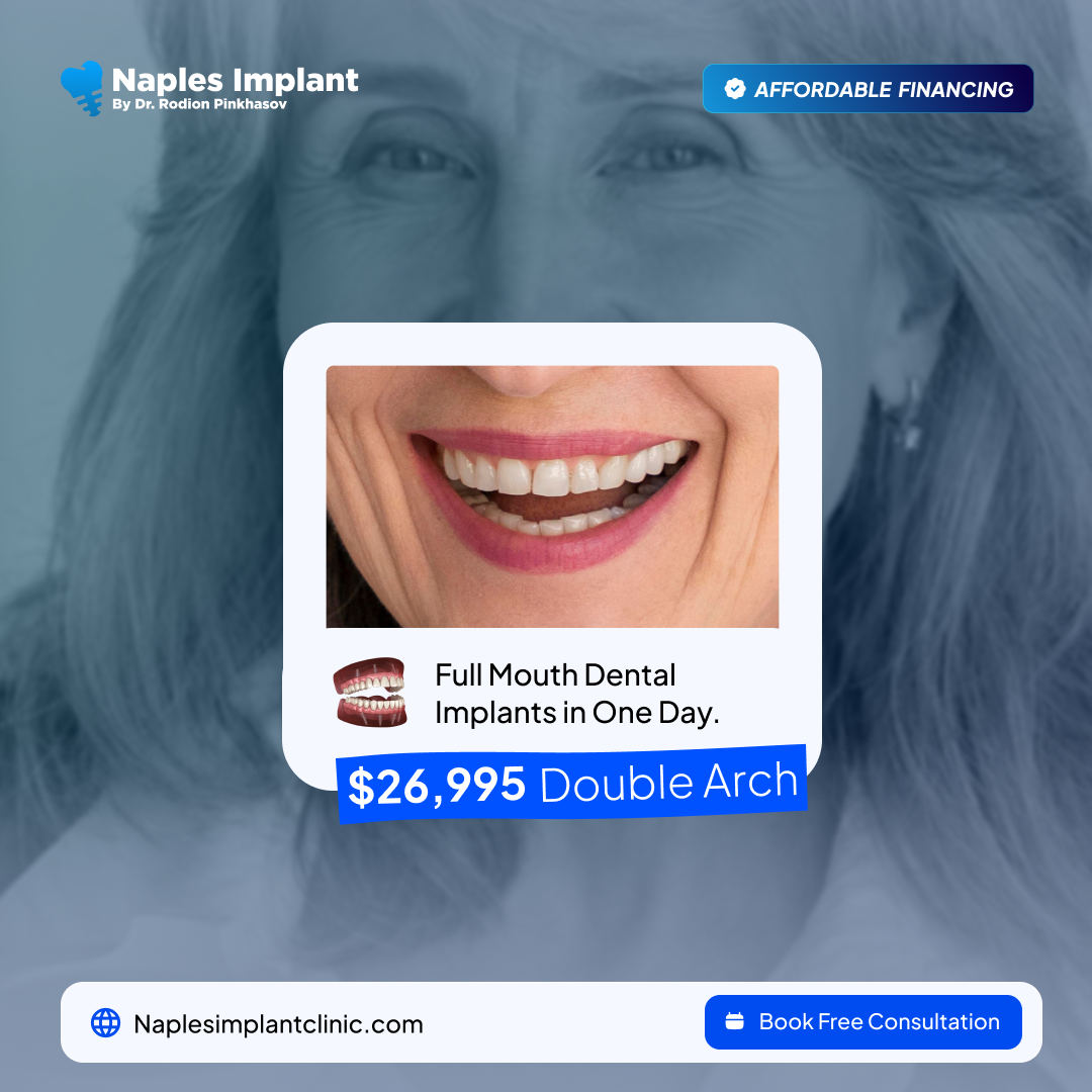 Naples Implant Clinic Implant Dentist ad creative