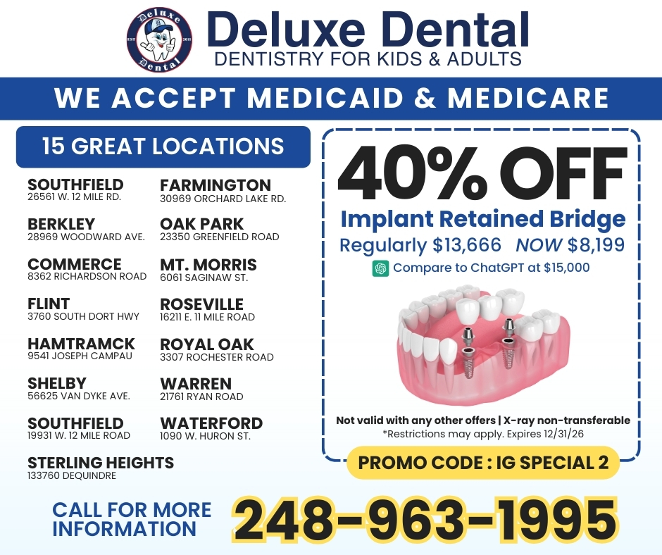 Deluxe Dental USA General Dentist ad creative