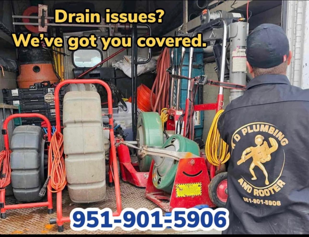 RD Plumbing & Rooter Plumber ad