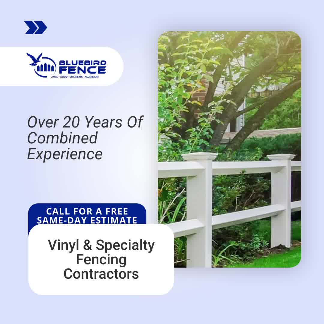 BlueBird Fence Inc Fencing ad creative