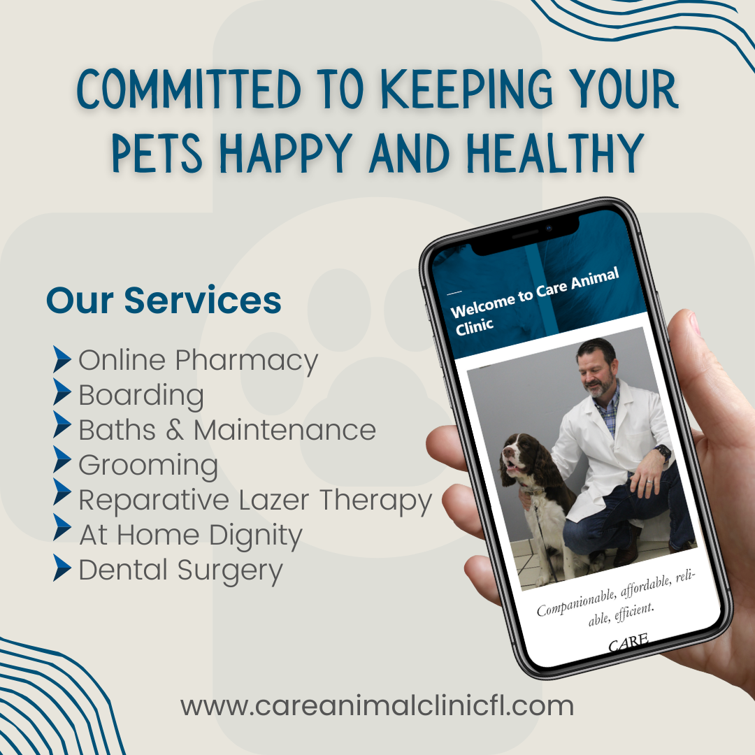 Care Animal Clinic Lakeland Veterinarian ad creative