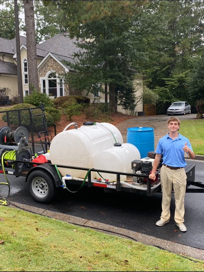 Hybrid Outdoor Cleaning Services Pressure Washing ad creative