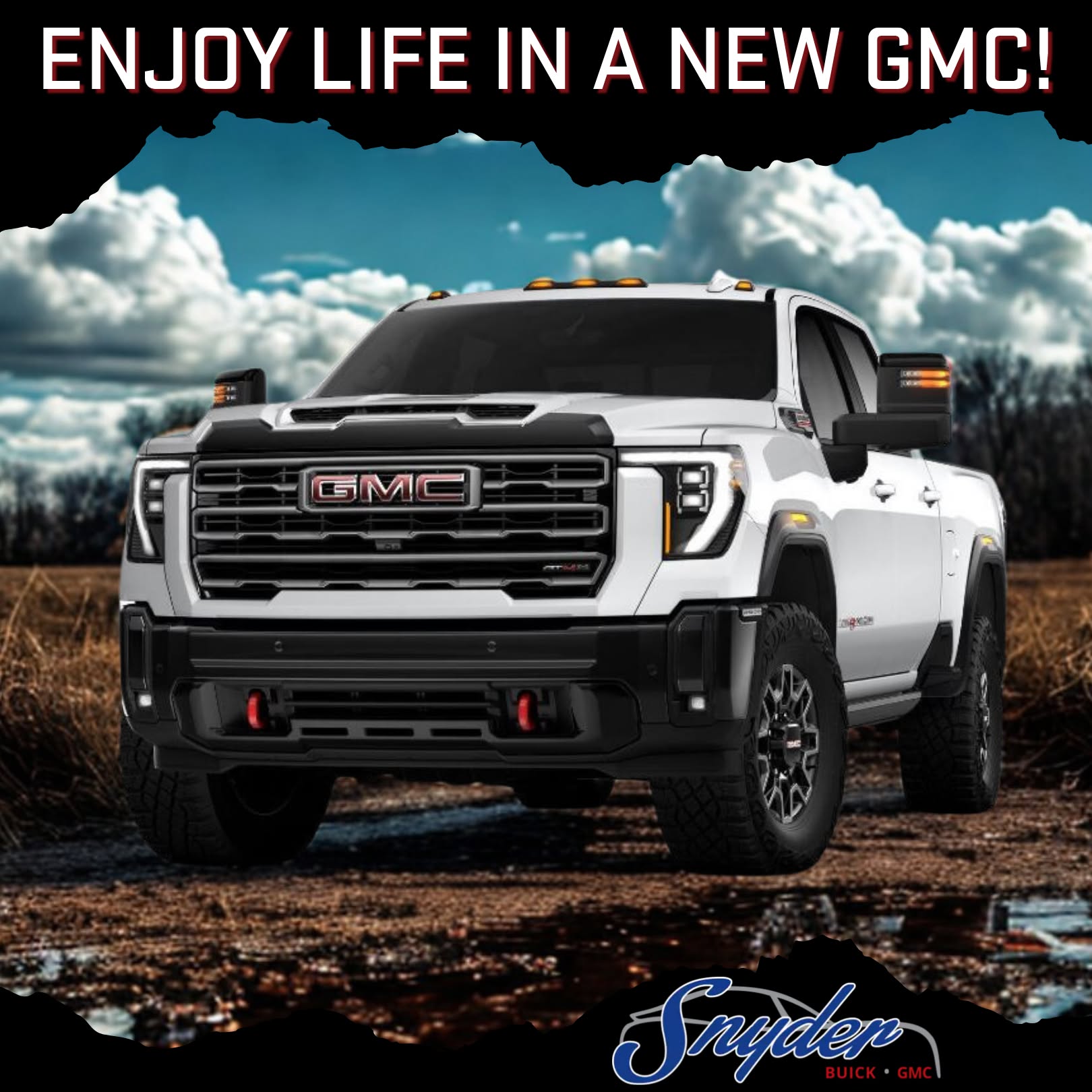 Snyder Chevrolet, Buick, GMC Auto Dealer ad creative