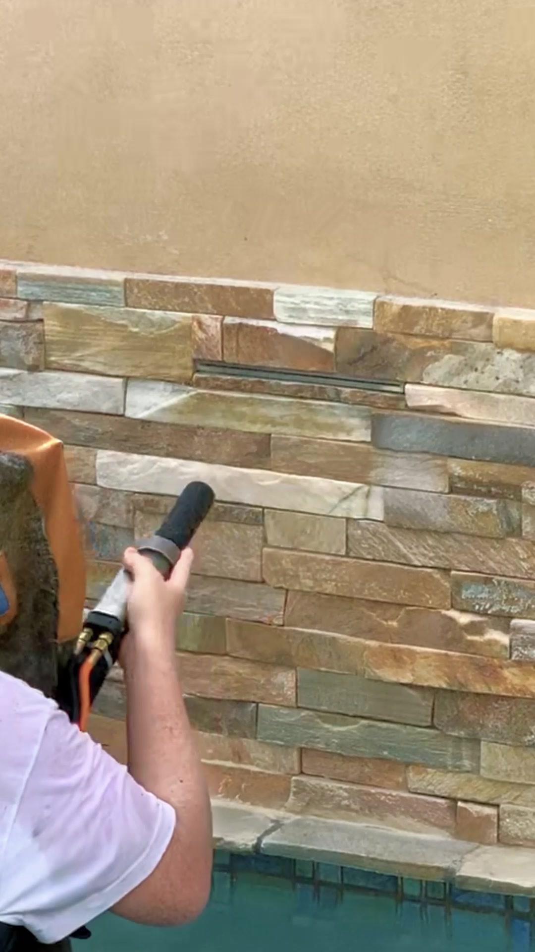 Pool Tile Covered in Buildup?