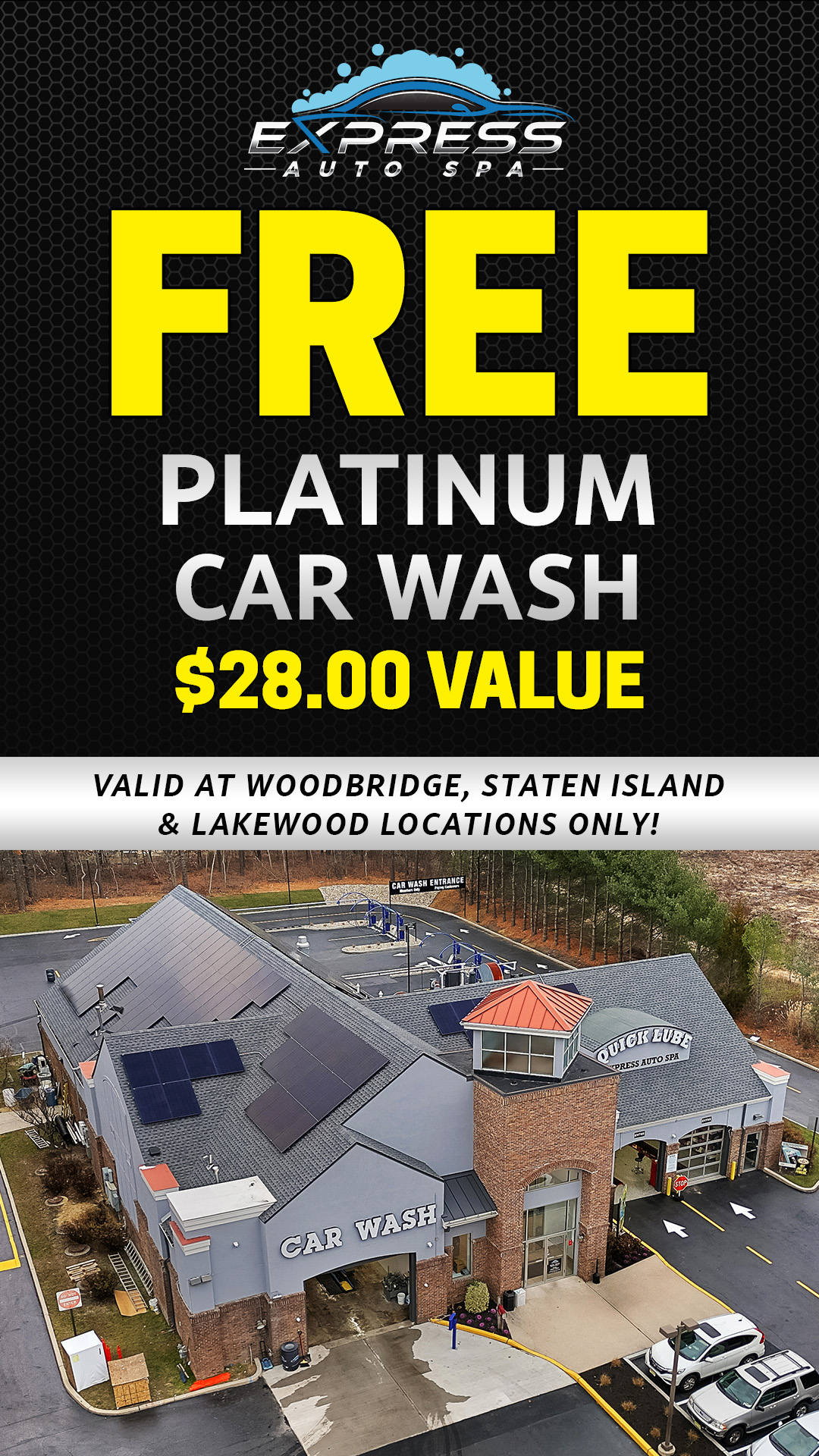 Express Auto Spa Car Wash ad creative