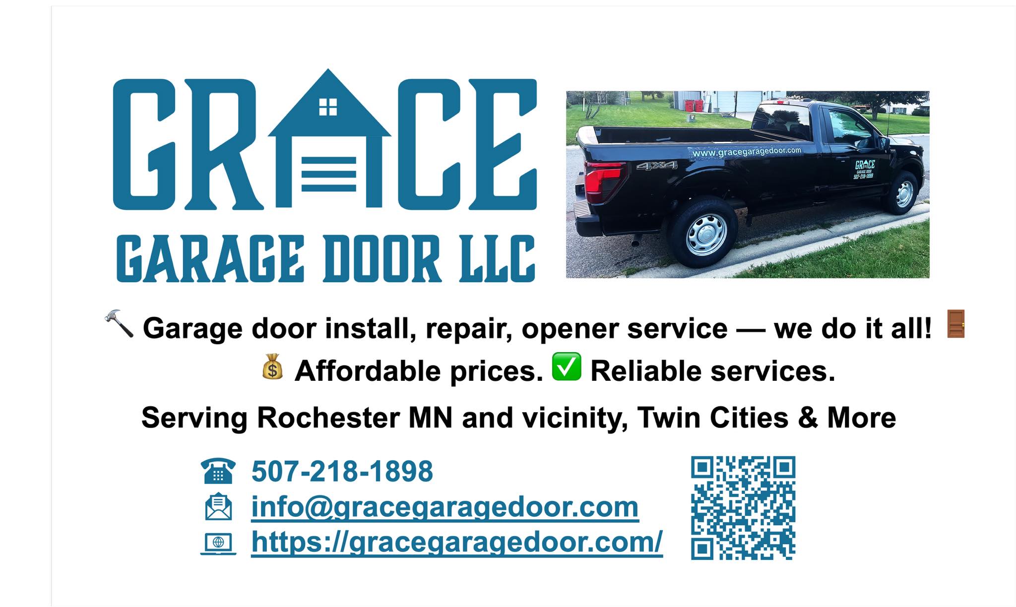 Grace Garage Door LLC - Rochester MN Garage Door ad creative