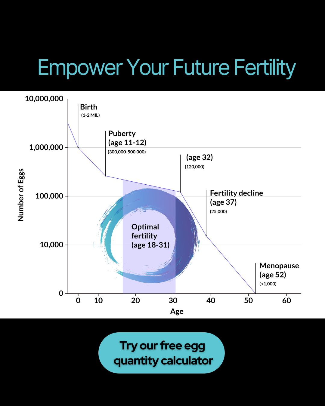 EVOLVE Egg Freezing Primary Care ad creative