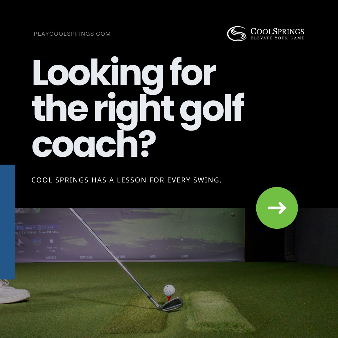 Cool Springs Golf Sports Lessons ad creative