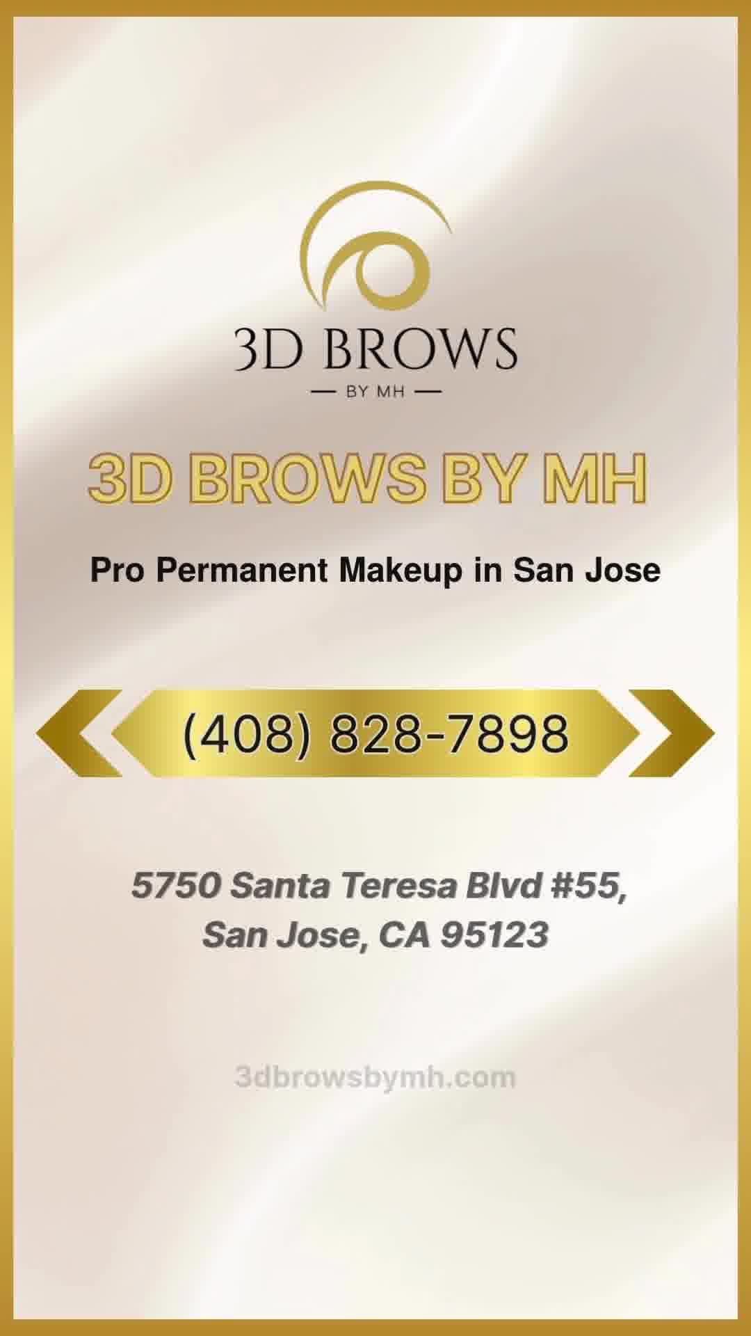 3D BROWS BY MH Eyelash & Brow Studio ad creative