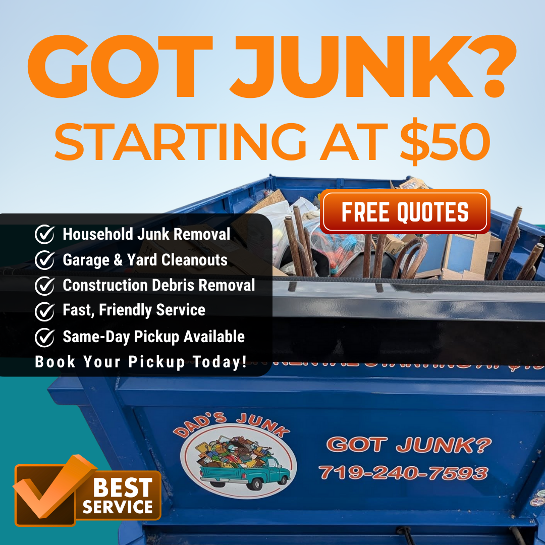 Dads Junk Junk Removal ad creative