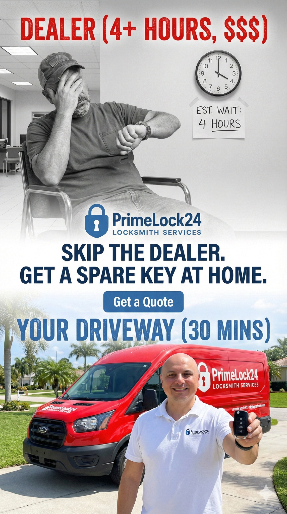 Only 1 car key? Get a spare.