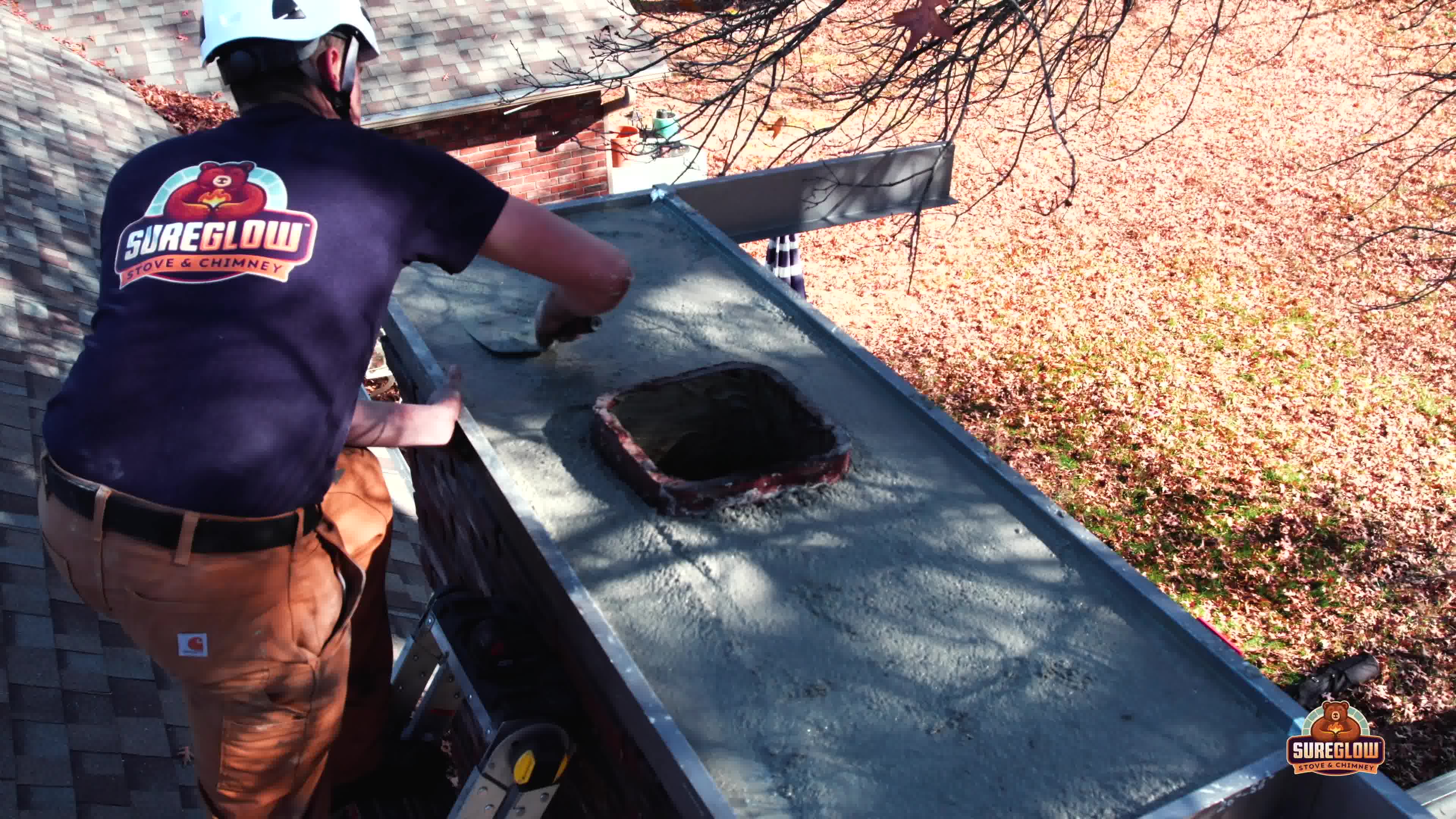 SureGlow / Ozark Stove and Chimney HVAC ad creative