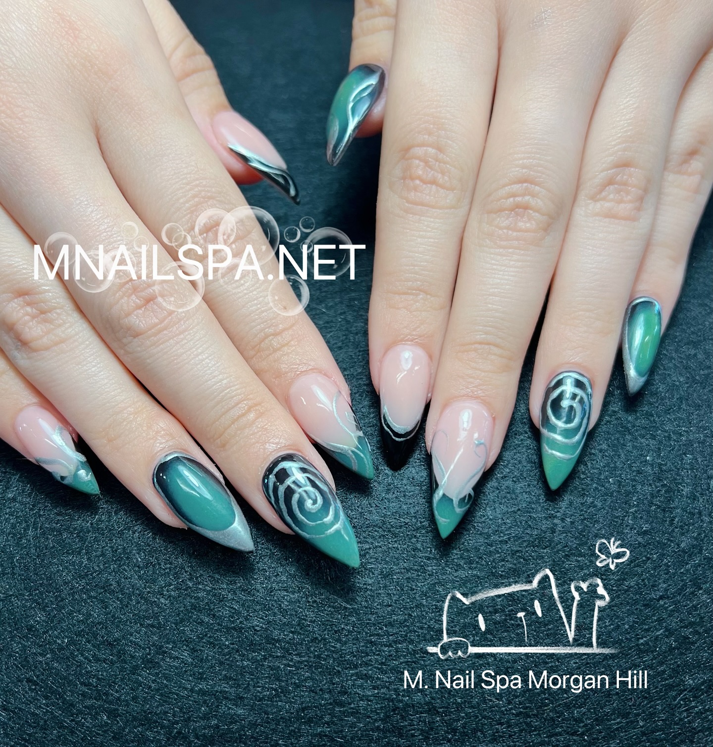 M. Nails and Spa Nail Salon ad creative