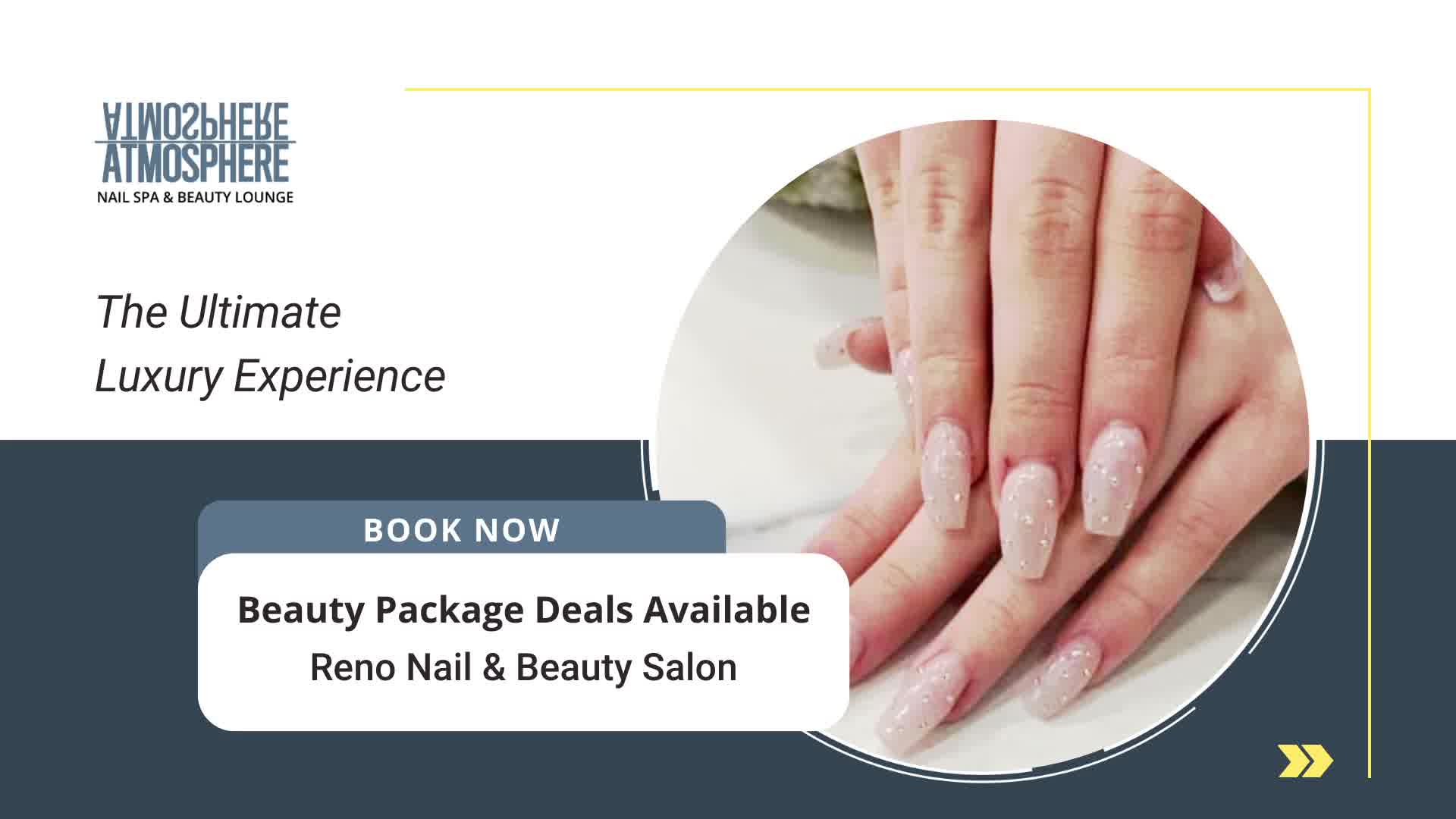 Atmosphere Nail Spa and Beauty Lounge Nail Salon ad creative