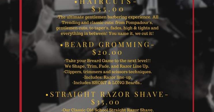 Lucky 75 Barber and Salon Parlour Barber Shop ad creative