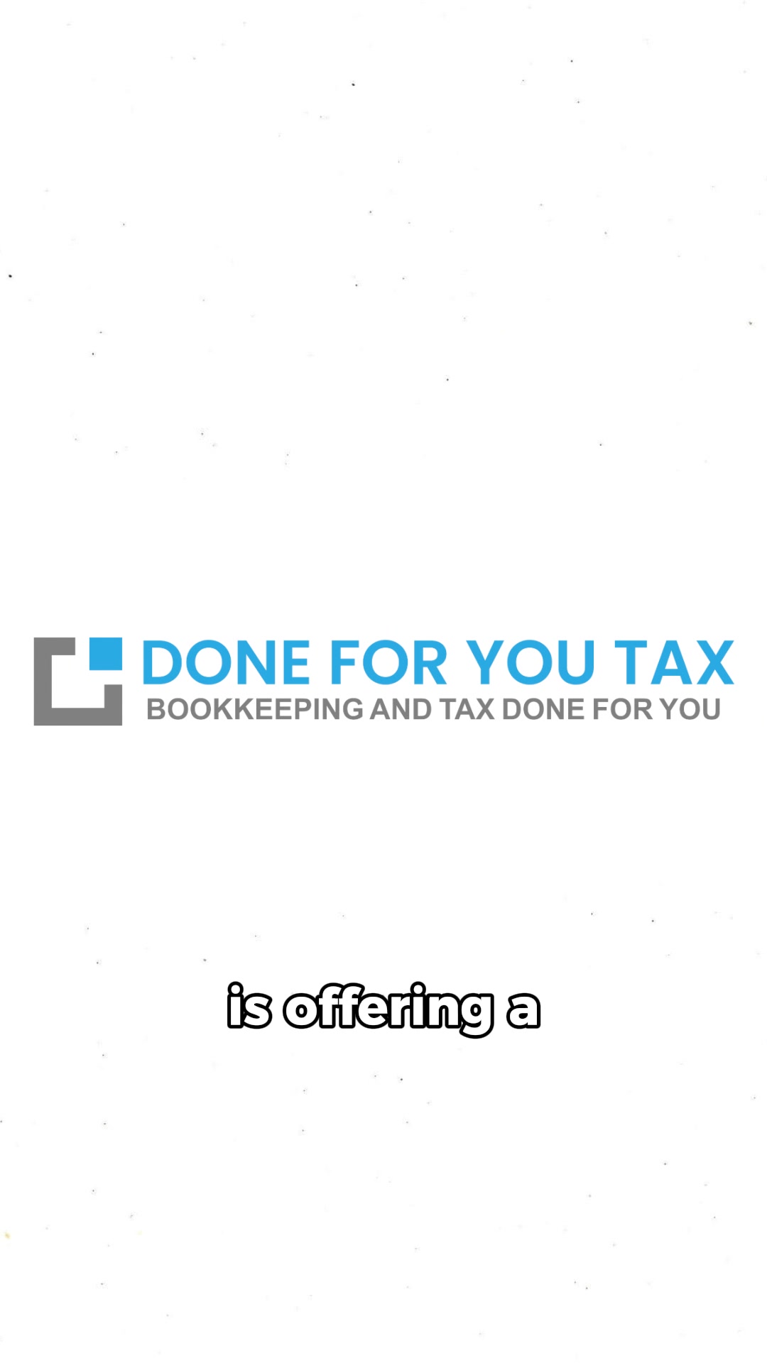 Done For You Tax Bookkeeper ad creative
