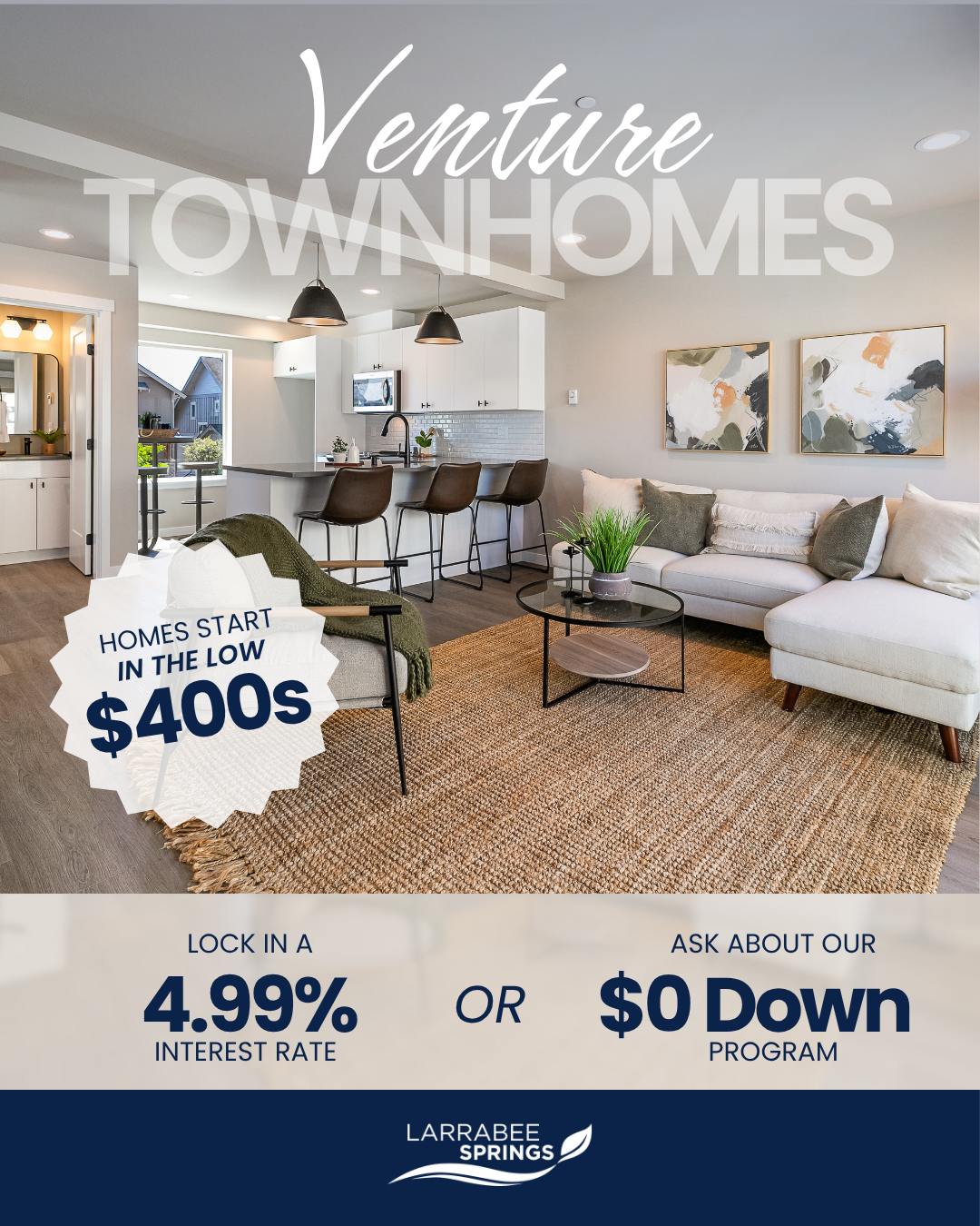 Larrabee Springs Real Estate Agent ad creative