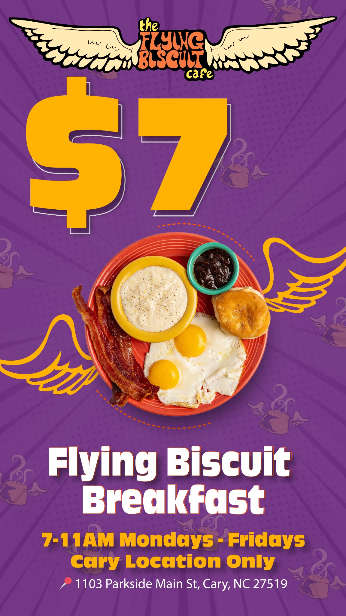 Flying Biscuit Cafe - Cary, NC Restaurant ad creative