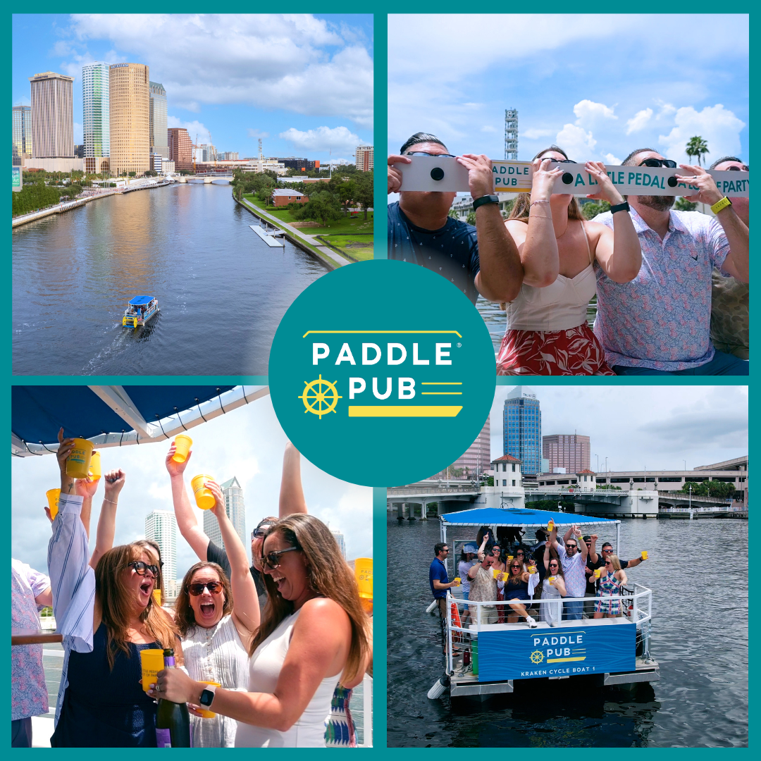 Paddle Pub Tampa - Kraken CycleBoats Event Venue ad creative